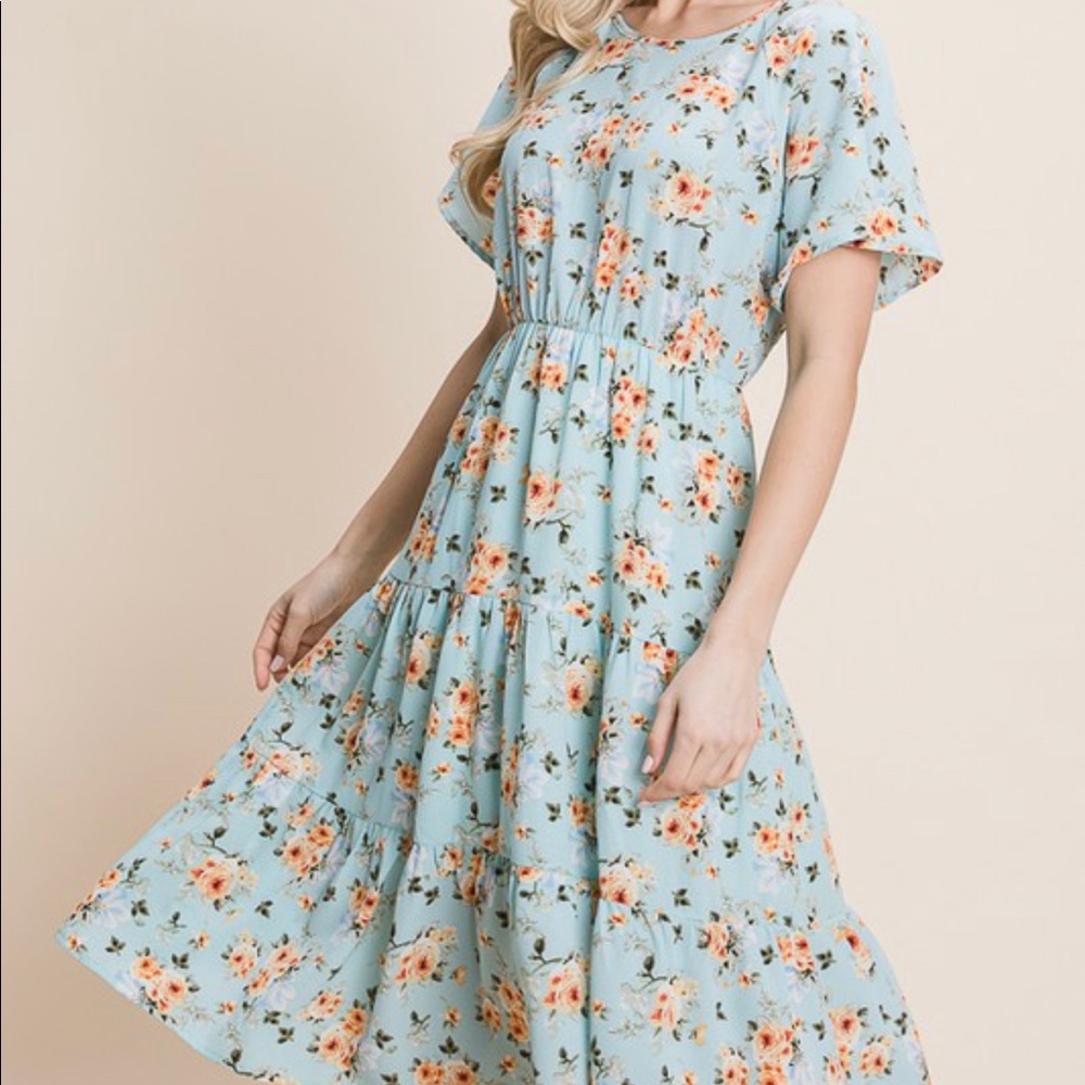 Floral MIDI Dress